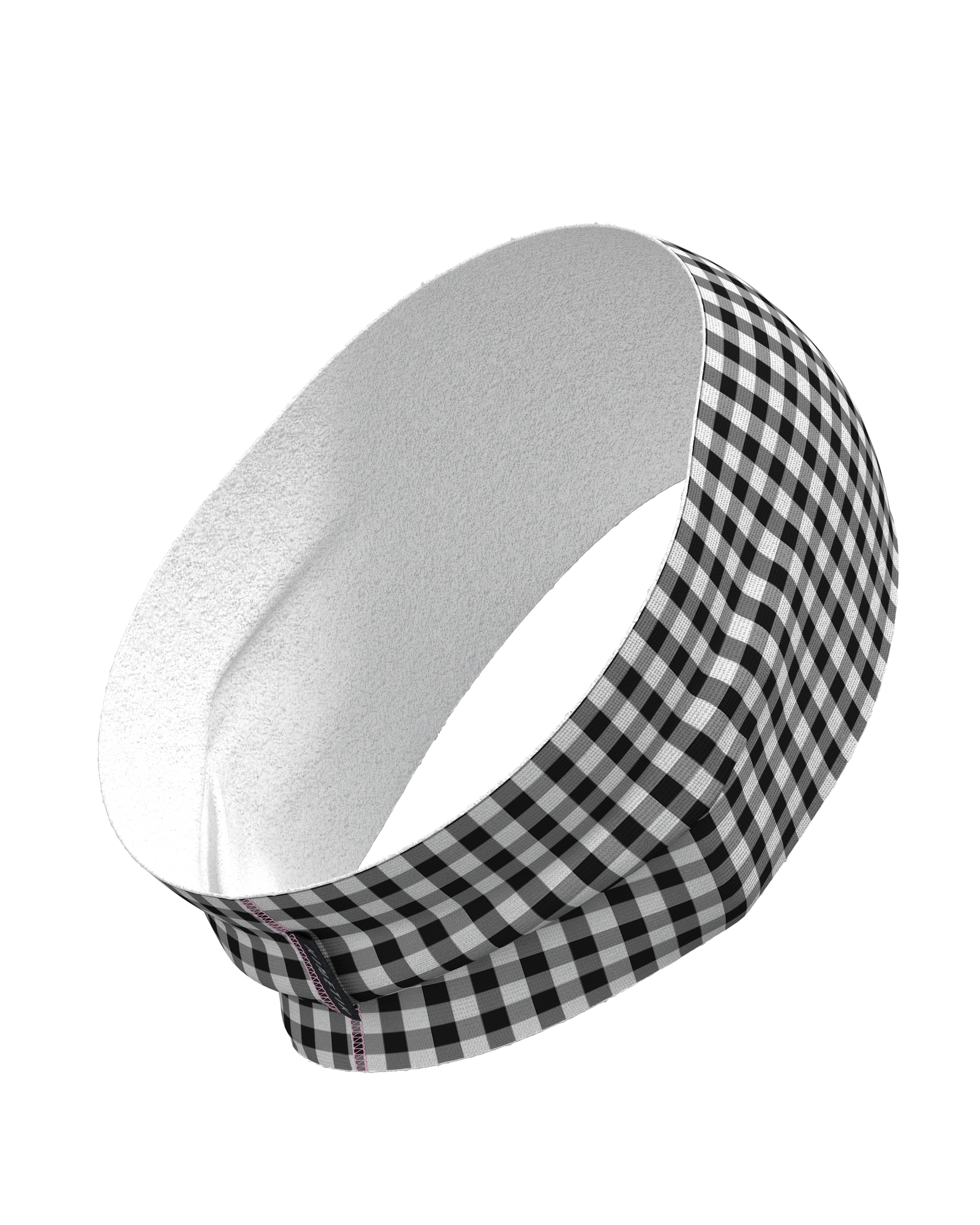 HEADBAND VICHY VELOURS