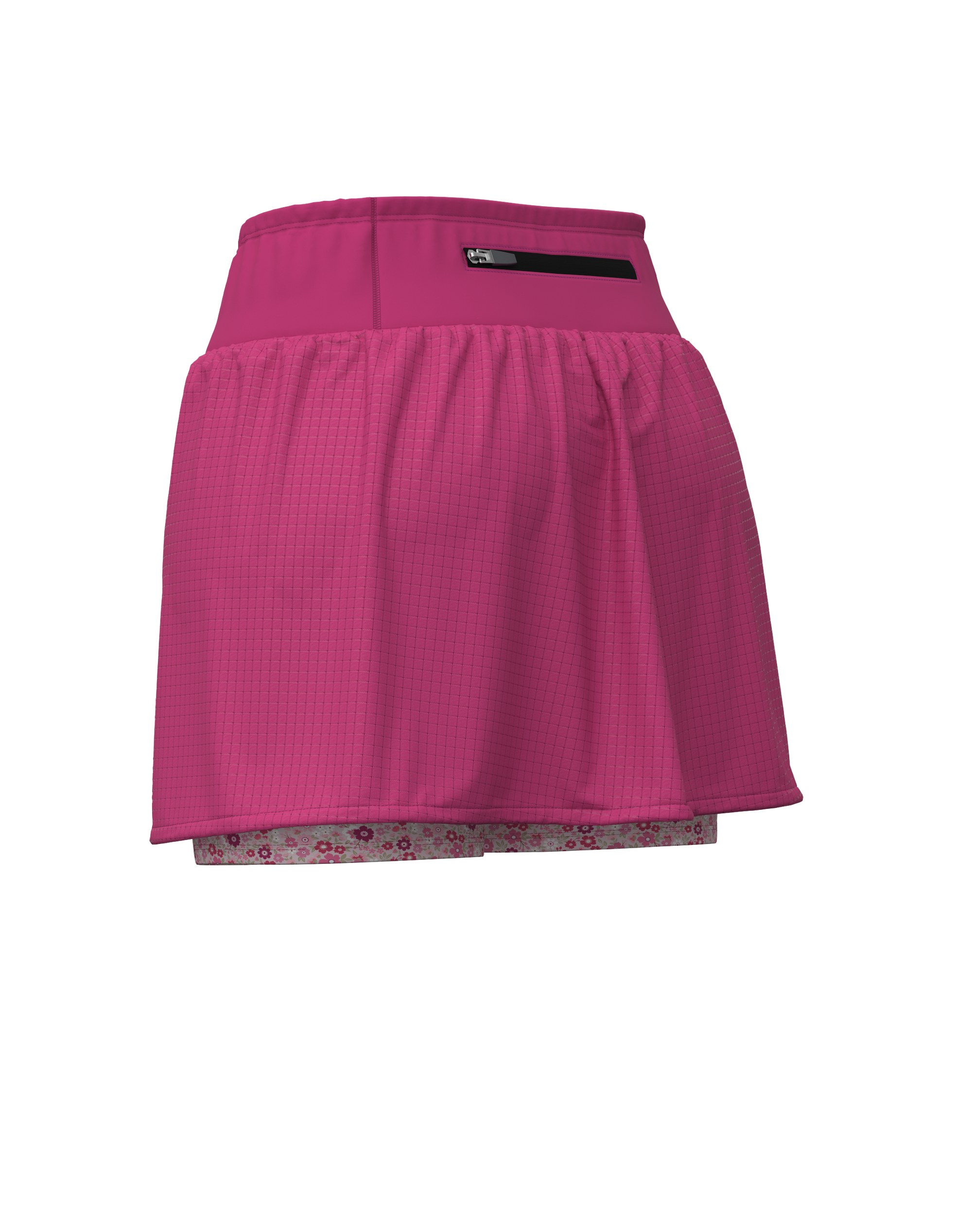 AEROK FLORAL SKIRT IN MELLOW PINK