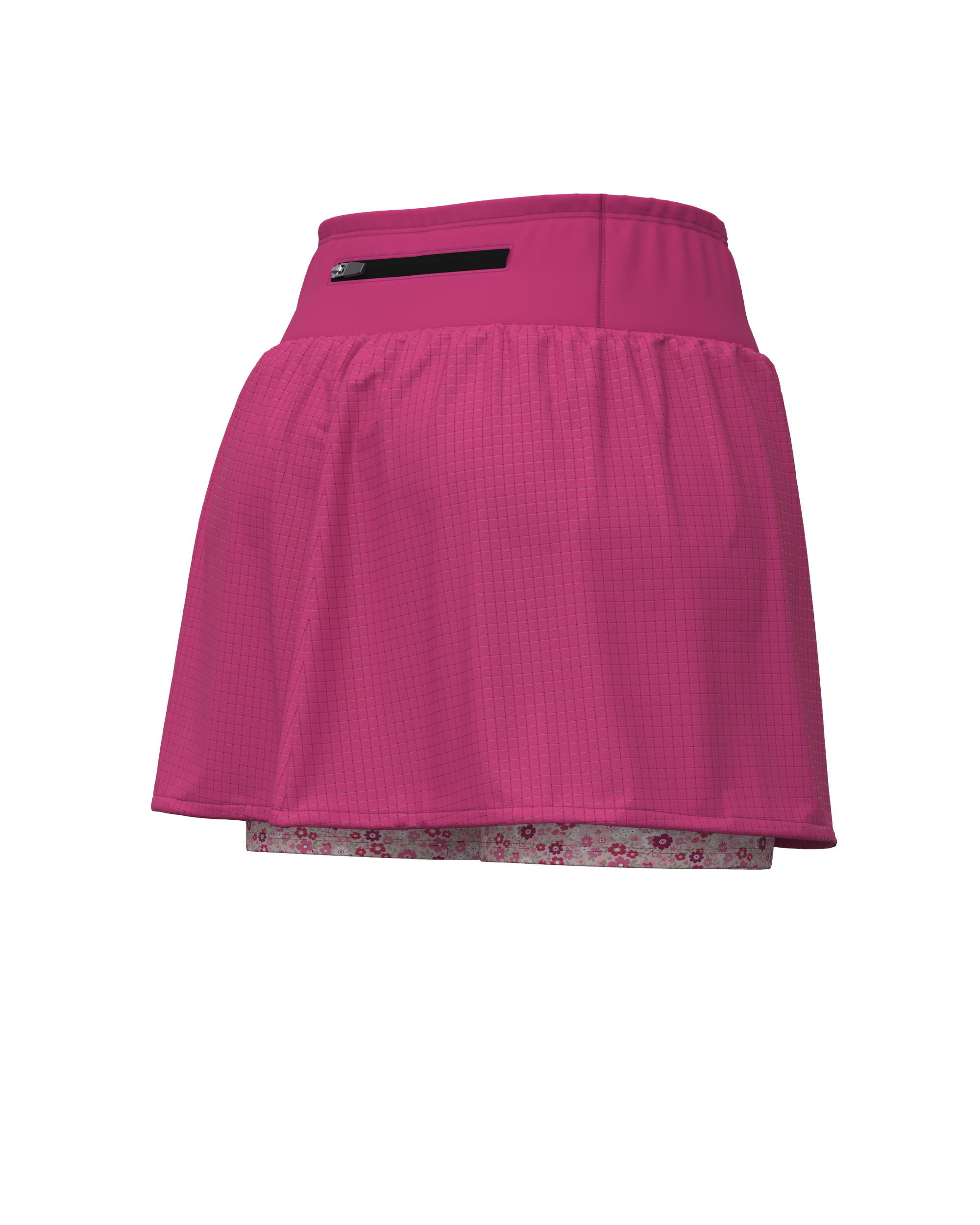 AEROK FLORAL SKIRT IN MELLOW PINK