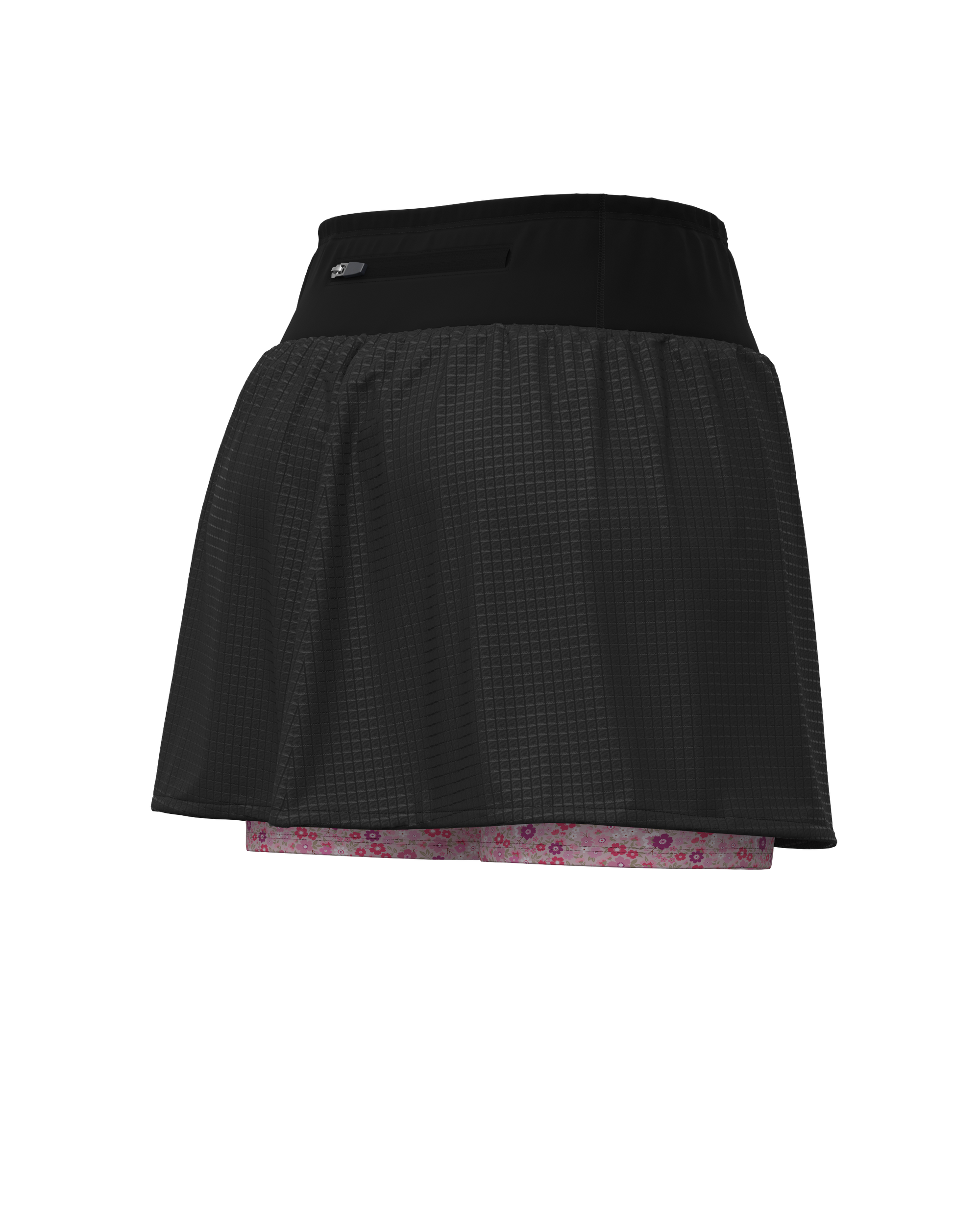 AEROK SKIRT FLORAL BLACK
