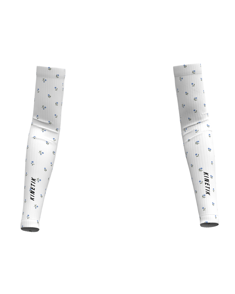 ARMWARMERS BLEUET - Manchettes trail-running - 1 - kinetik-adrenalink