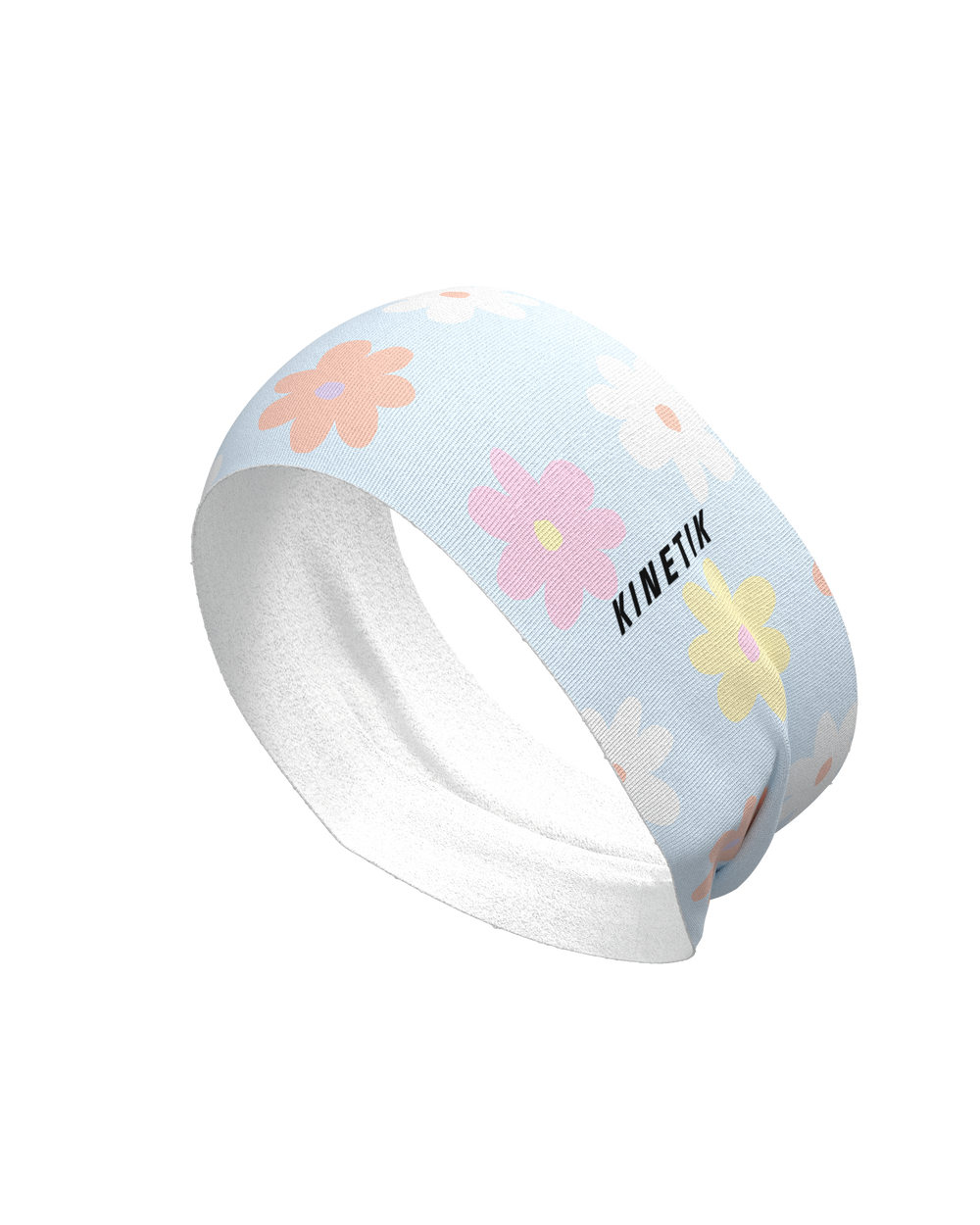 HEADBAND FLORE POWDER BLUE - Bandeaux trail-running - 1 - kinetik-adrenalink