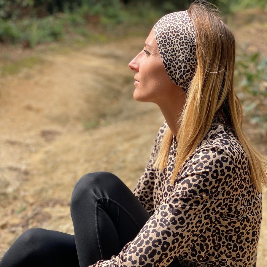 HEADBAND LEOPARD - Bandeaux trail-running - 2 - kinetik-adrenalink