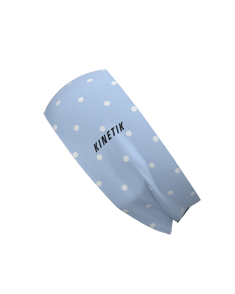 HEADBAND RETRO DOTY BLUSH BLUE - Bandeaux trail-running - 2 - kinetik-adrenalink
