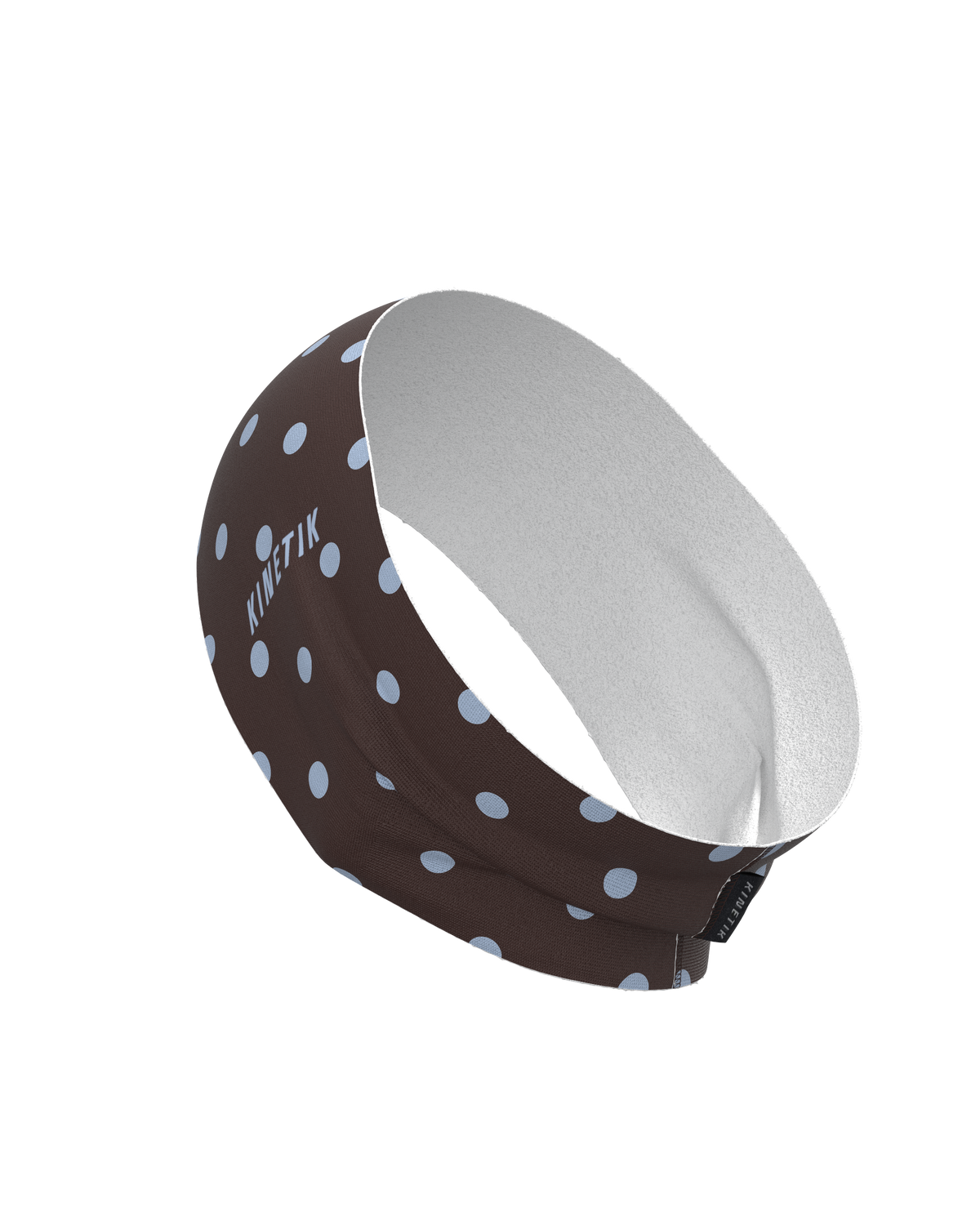 HEADBAND RETRO DOTY CHOCOLATE BLUEBERRY - Bandeaux trail-running - 4 - kinetik-adrenalink