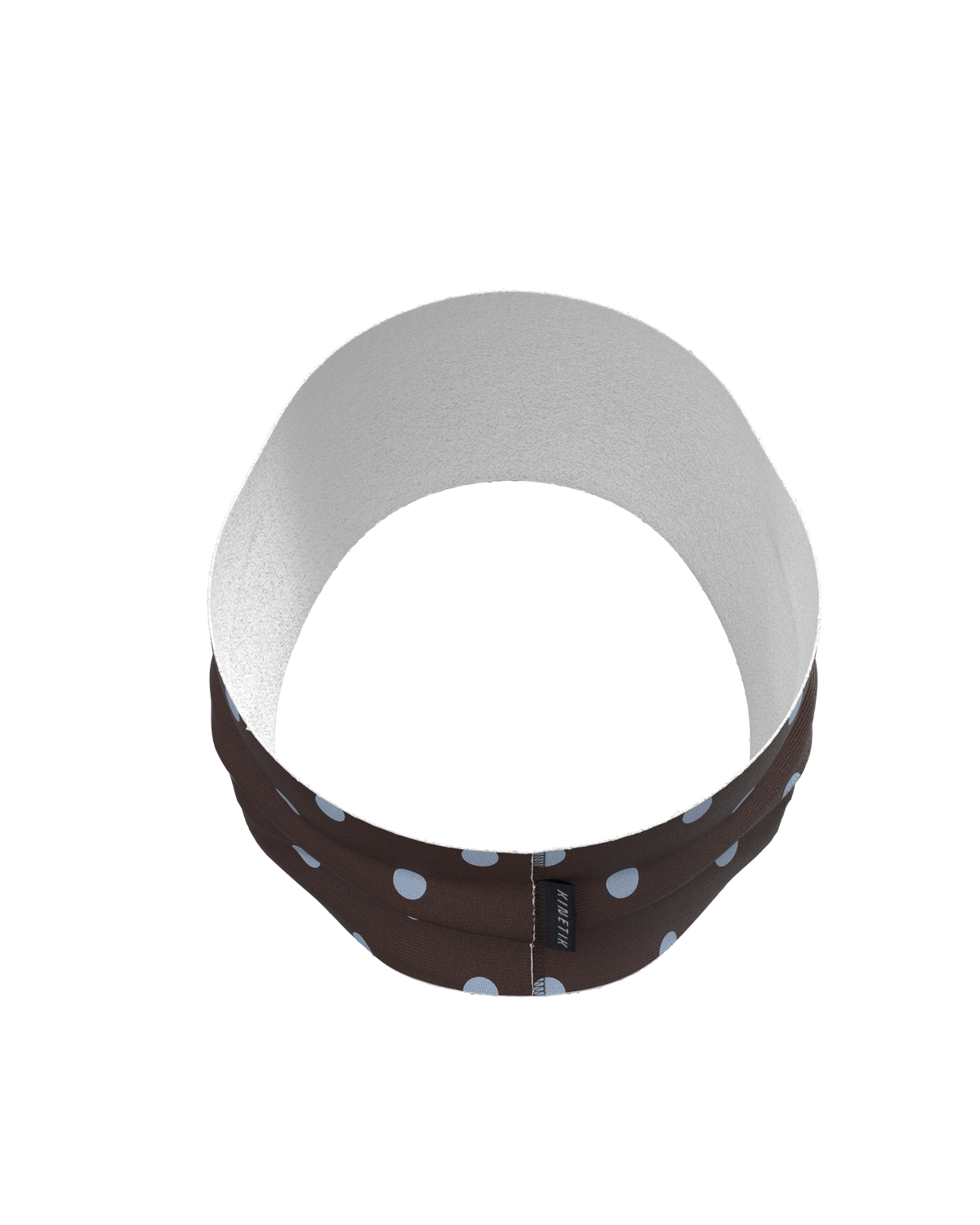 HEADBAND RETRO DOTY CHOCOLATE BLUEBERRY - Bandeaux trail-running - 5 - kinetik-adrenalink
