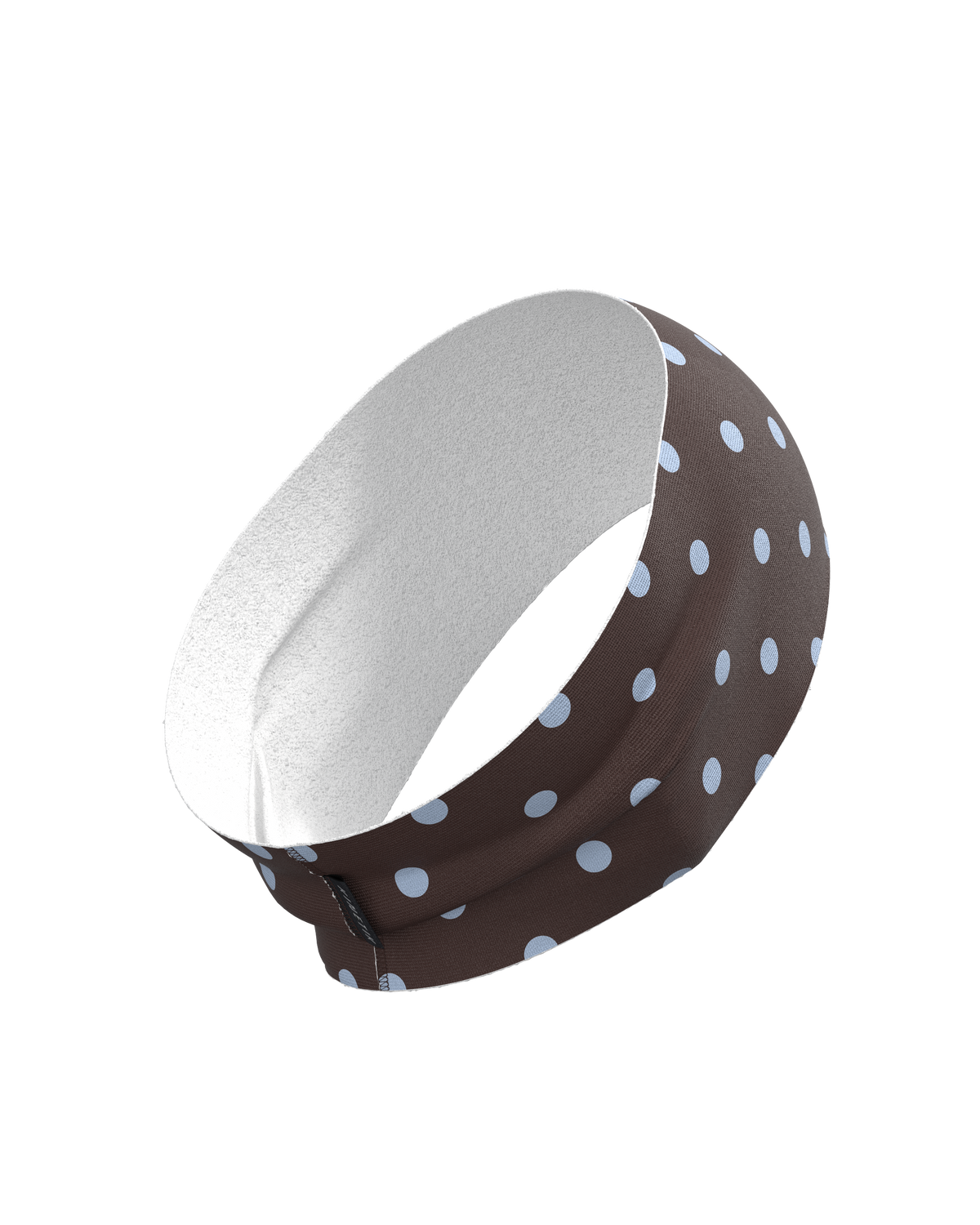 HEADBAND RETRO DOTY CHOCOLATE BLUEBERRY - Bandeaux trail-running - 6 - kinetik-adrenalink