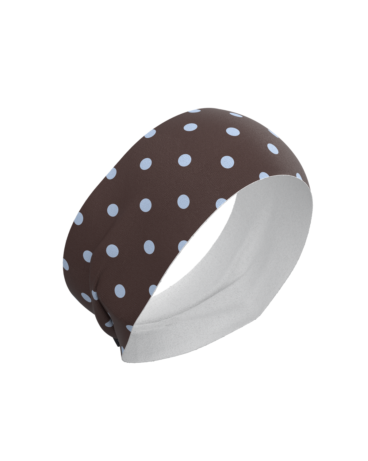 HEADBAND RETRO DOTY CHOCOLATE BLUEBERRY - Bandeaux trail-running - 8 - kinetik-adrenalink