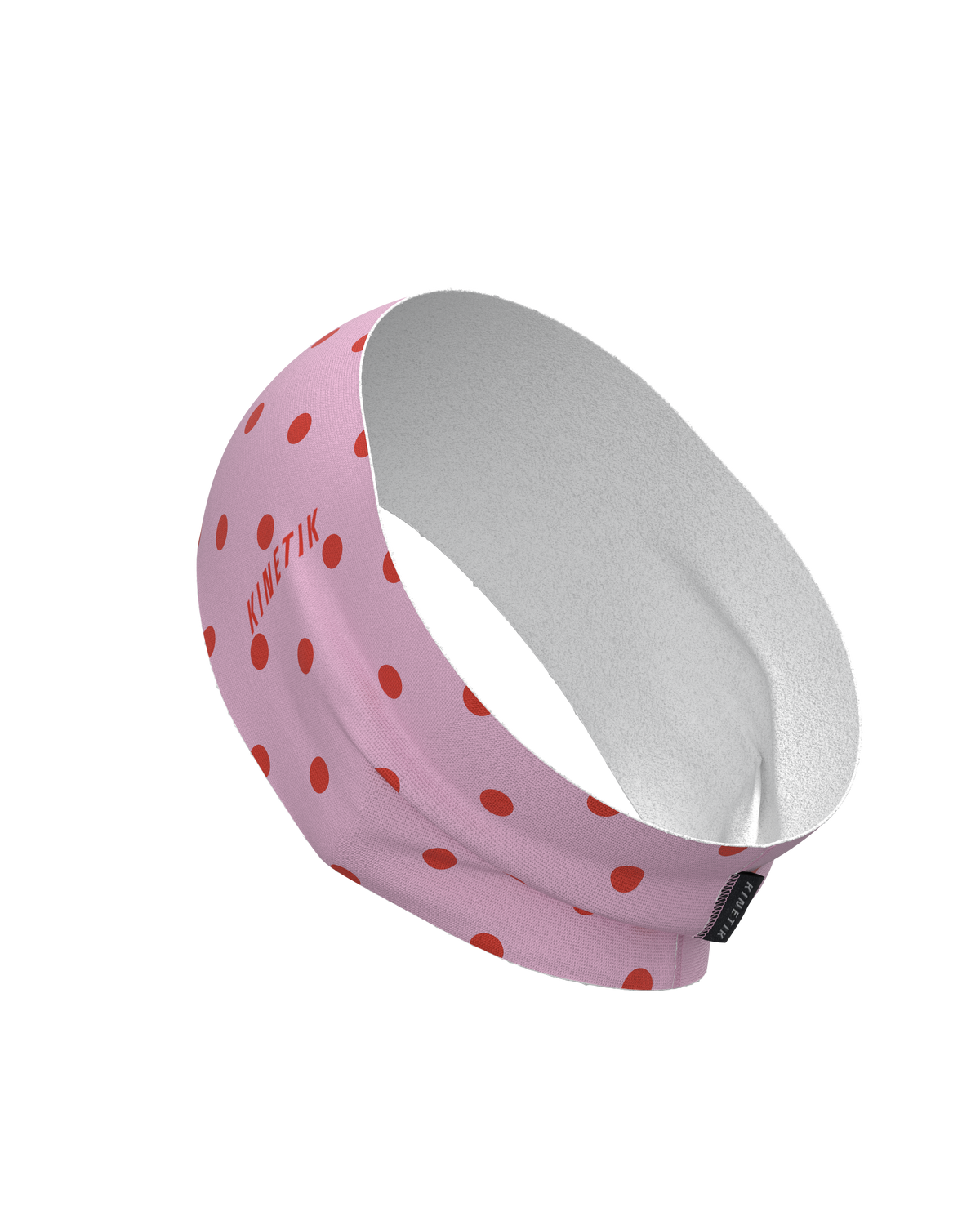 HEADBAND RETRO DOTY CORAL ROSE - Bandeaux trail-running - 4 - kinetik-adrenalink