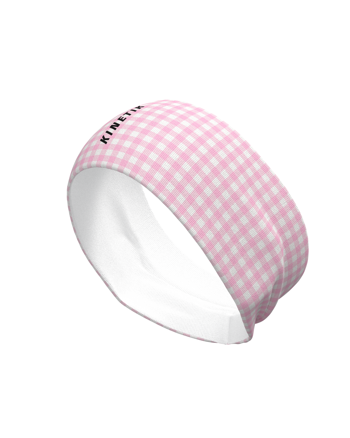 HEADBAND VICHY PINK - Bandeaux trail-running - 1 - kinetik-adrenalink