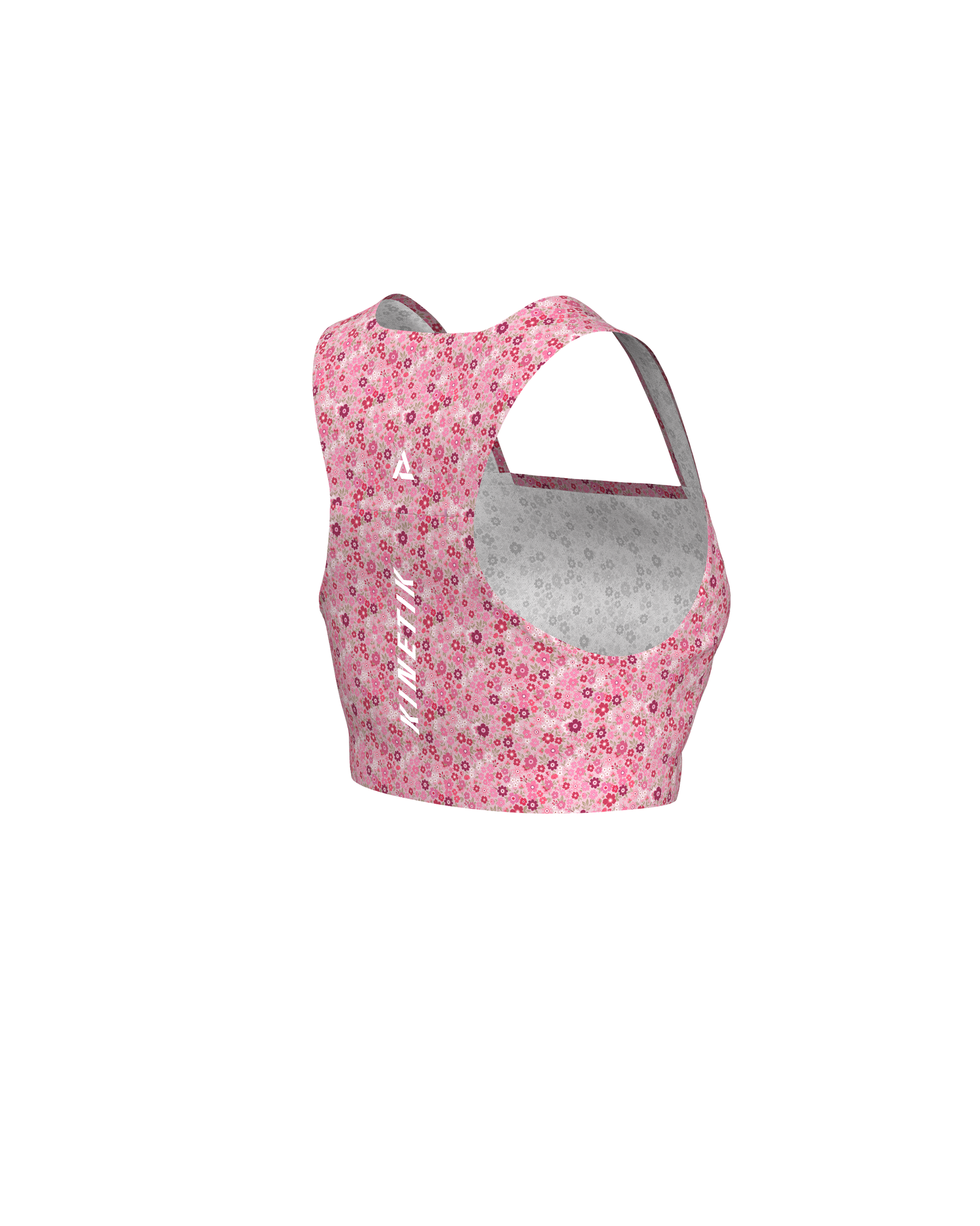 Brassiere-sport-trail-running-kaeria-floral-pink-kinetik-adrenalink