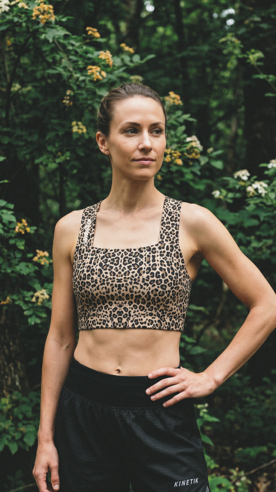 BRASSIERE KÆRIA LEOPARD - Brassières trail-running - 2 - kinetik-adrenalink
