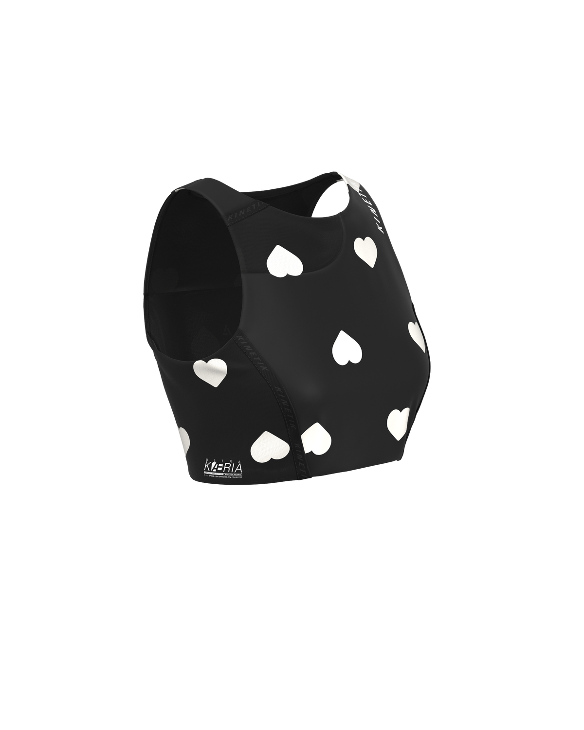 Brassières trail-running BRASSIERE KAERIA ULTRA HEARTRUNNEUSE BLACK - 4 - kinetik
