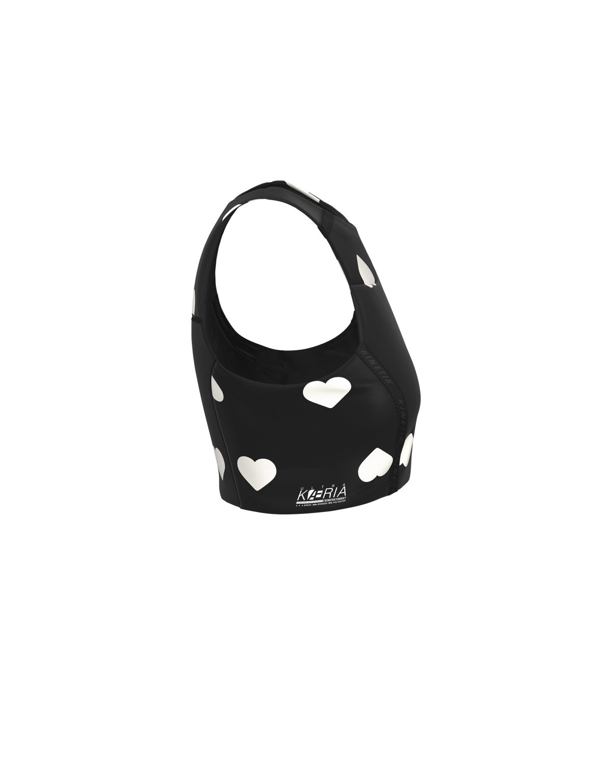 Brassières trail-running BRASSIERE KAERIA ULTRA HEARTRUNNEUSE BLACK - 5 - kinetik