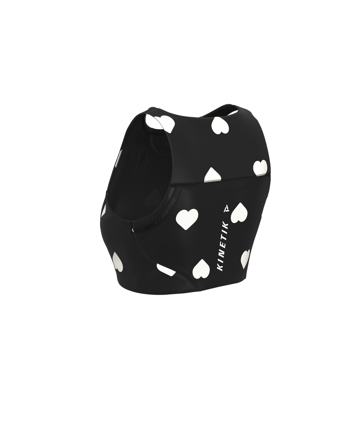 Brassières trail-running BRASSIERE KAERIA ULTRA HEARTRUNNEUSE BLACK - 8 - kinetik