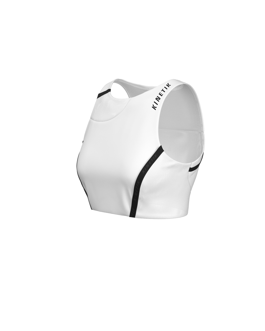 Brassières trail-running BRASSIERE KAERIA ULTRA WHITE - 1 - kinetik
