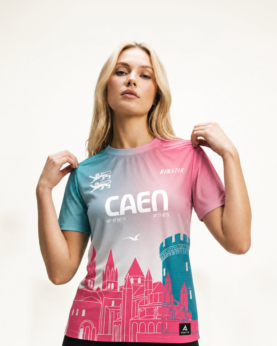 Maillots trail-running PRECOMMANDE - FALKON WOMEN CAEN - 2 - kinetik
