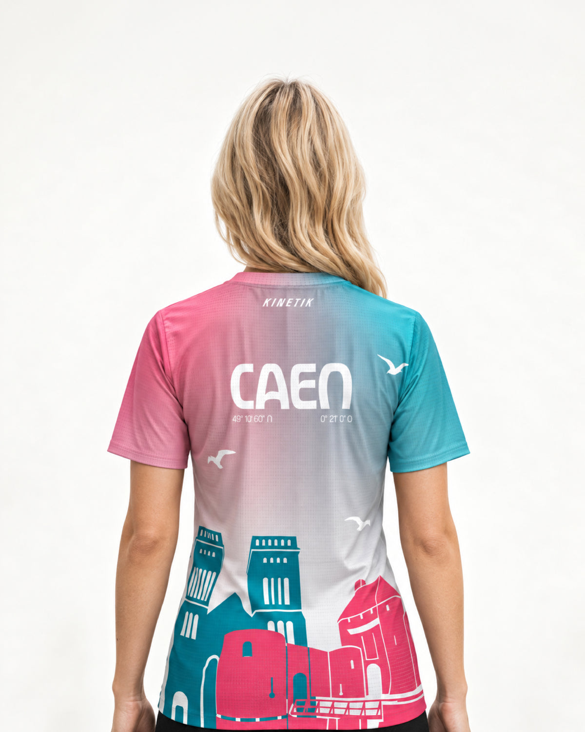 Maillots trail-running PRECOMMANDE - FALKON WOMEN CAEN - 3 - kinetik