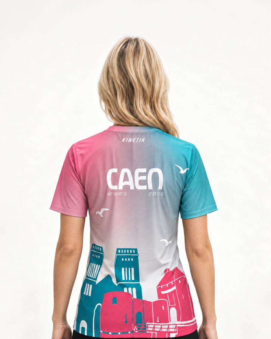 Maillots trail-running PRECOMMANDE - FALKON WOMEN CAEN - 3 - kinetik