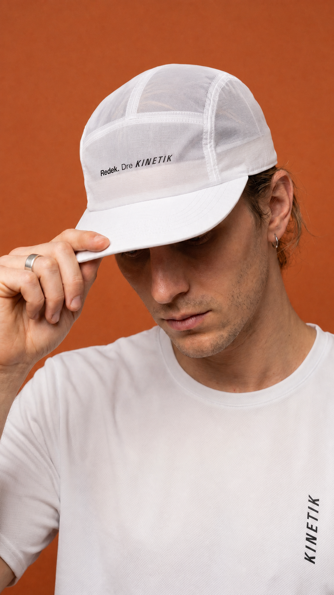 HEOL REDEK WHITE UPF 50 - Casquettes trail-running - 2 - kinetik-adrenalink