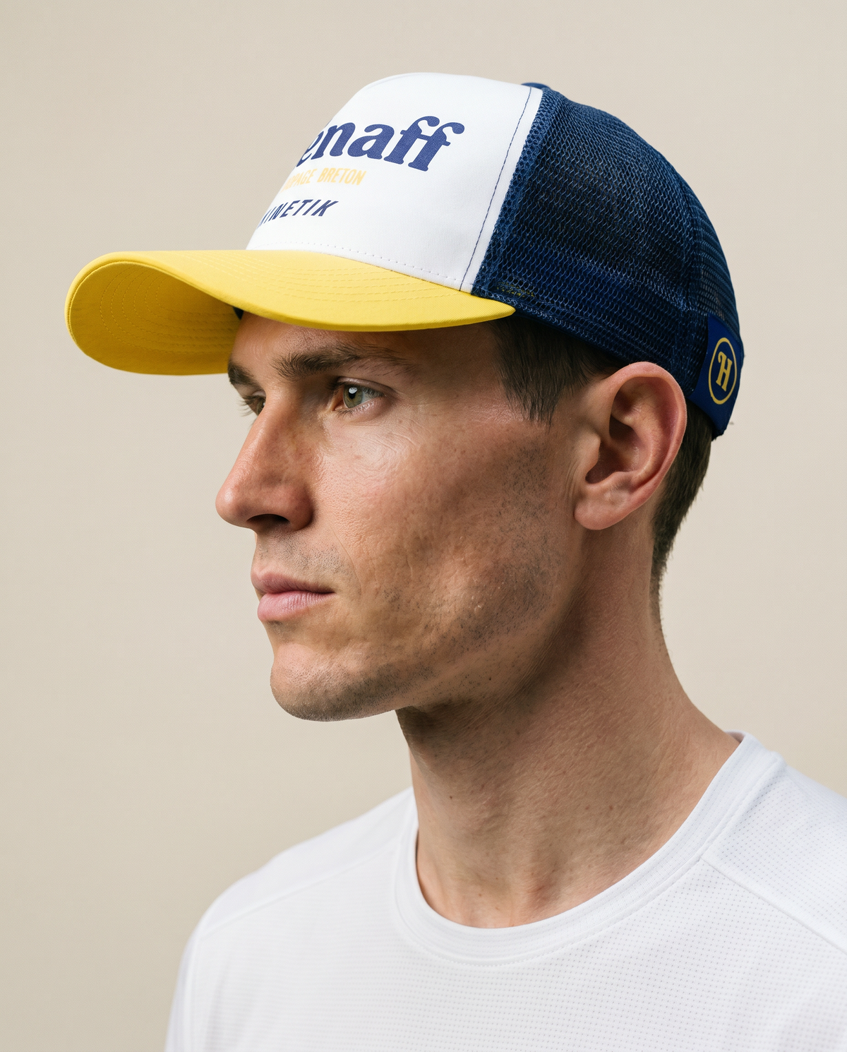 TRUCKER HENAFF YELLOW - Casquettes trail-running - 2 - kinetik-adrenalink
