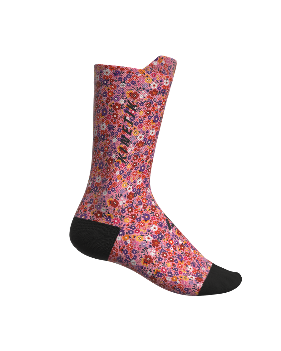 FULLKROSS FLORAL CHERRY - Chaussettes trail-running - 3 - kinetik-adrenalink