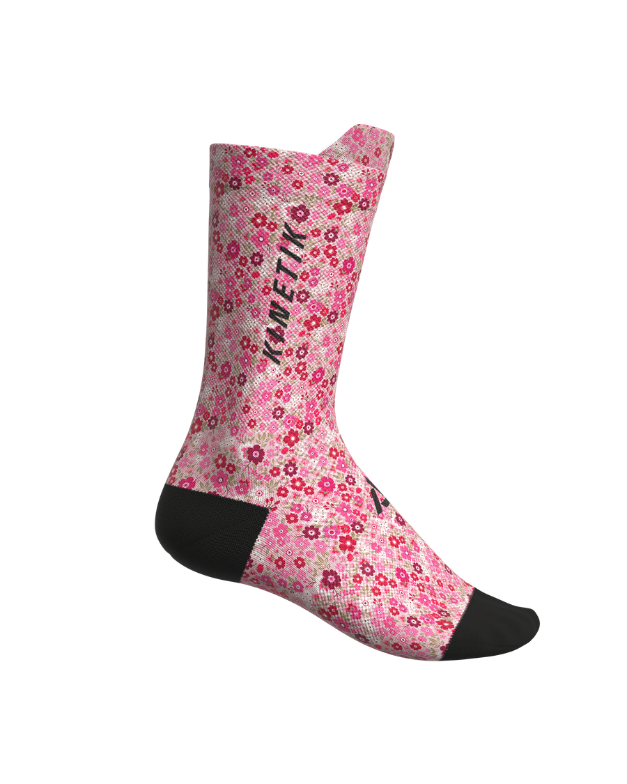FULLKROSS FLORAL MELLOW ROSE - Chaussettes trail-running - 3 - kinetik-adrenalink