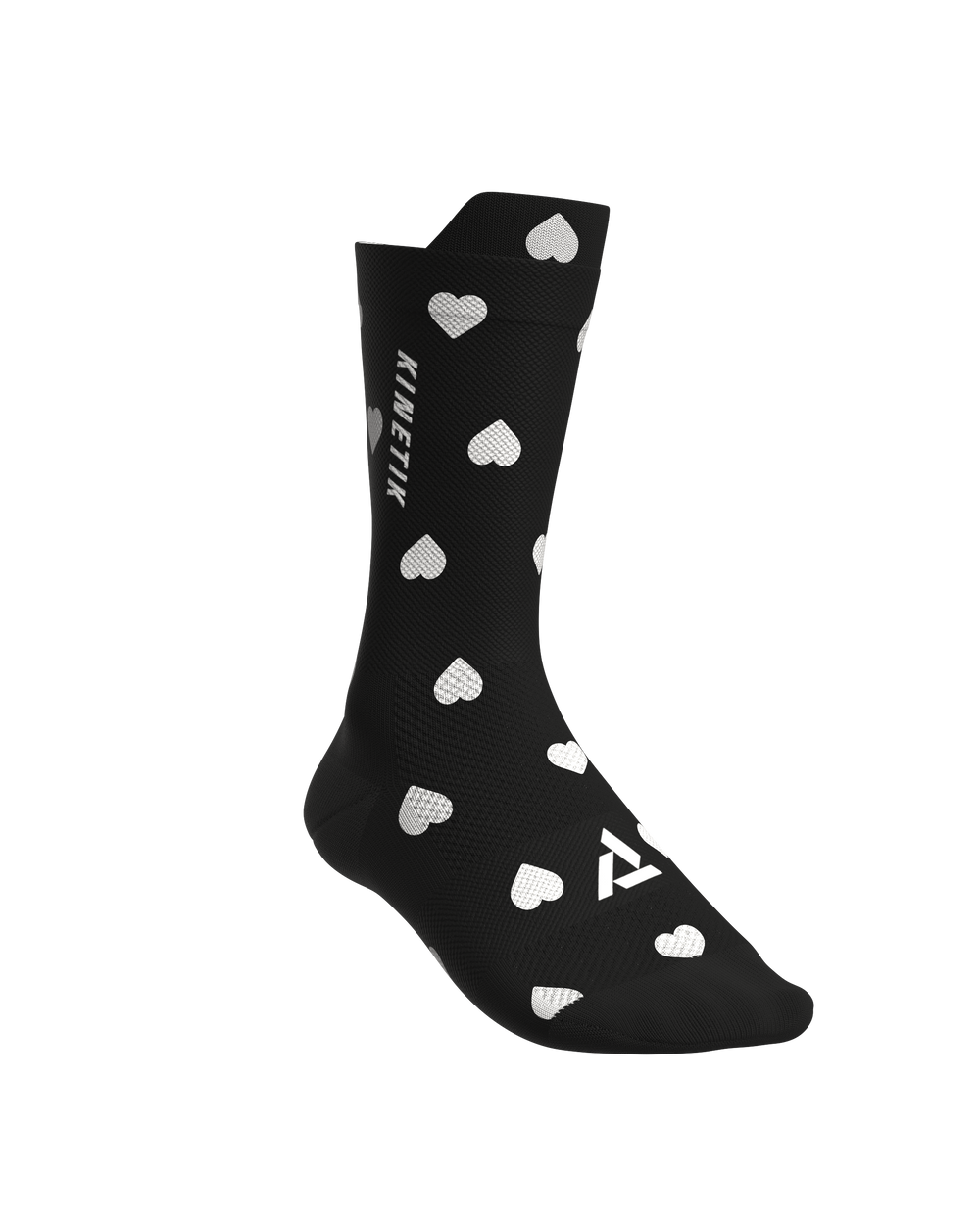FULLKROSS HEARTRUNNEUSE BLACK - Chaussettes trail-running - 1 - kinetik-adrenalink