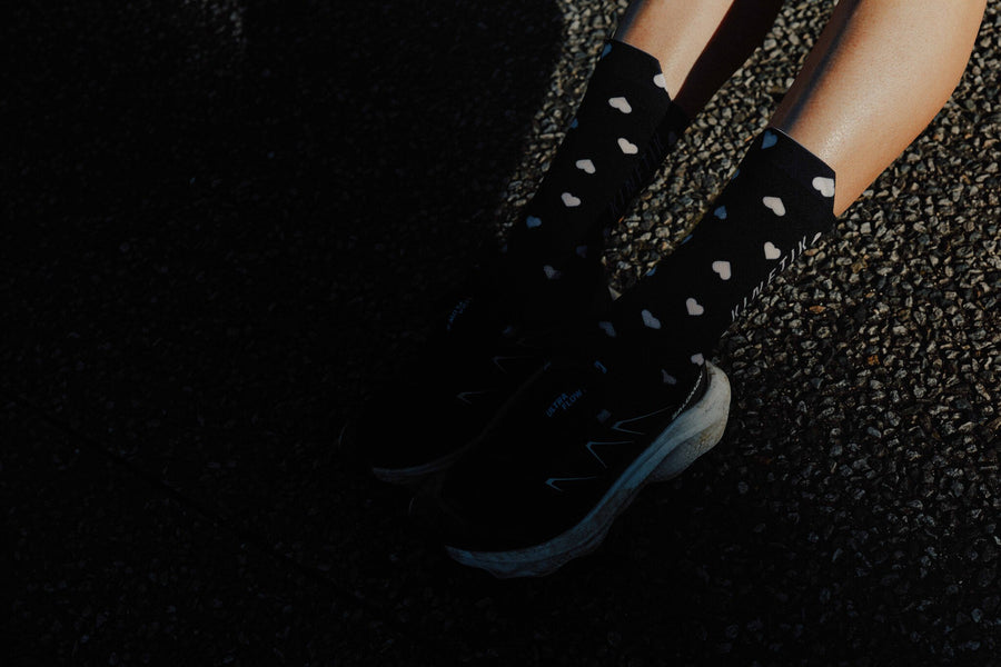 FULLKROSS HEARTRUNNEUSE BLACK - Chaussettes trail-running - 3 - kinetik-adrenalink