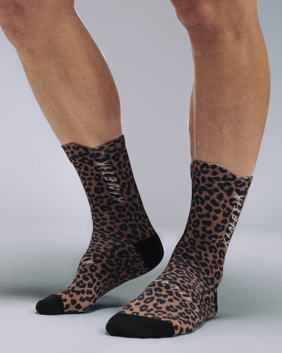 FULLKROSS LEOPARD TIRAMISU - Chaussettes trail-running - 2 - kinetik-adrenalink