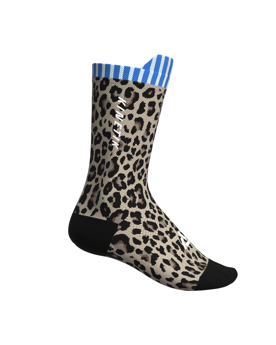 FULLKROSS SOCKS LEOPARD X MARINIÈRE - Chaussettes trail-running - 3 - kinetik-adrenalink