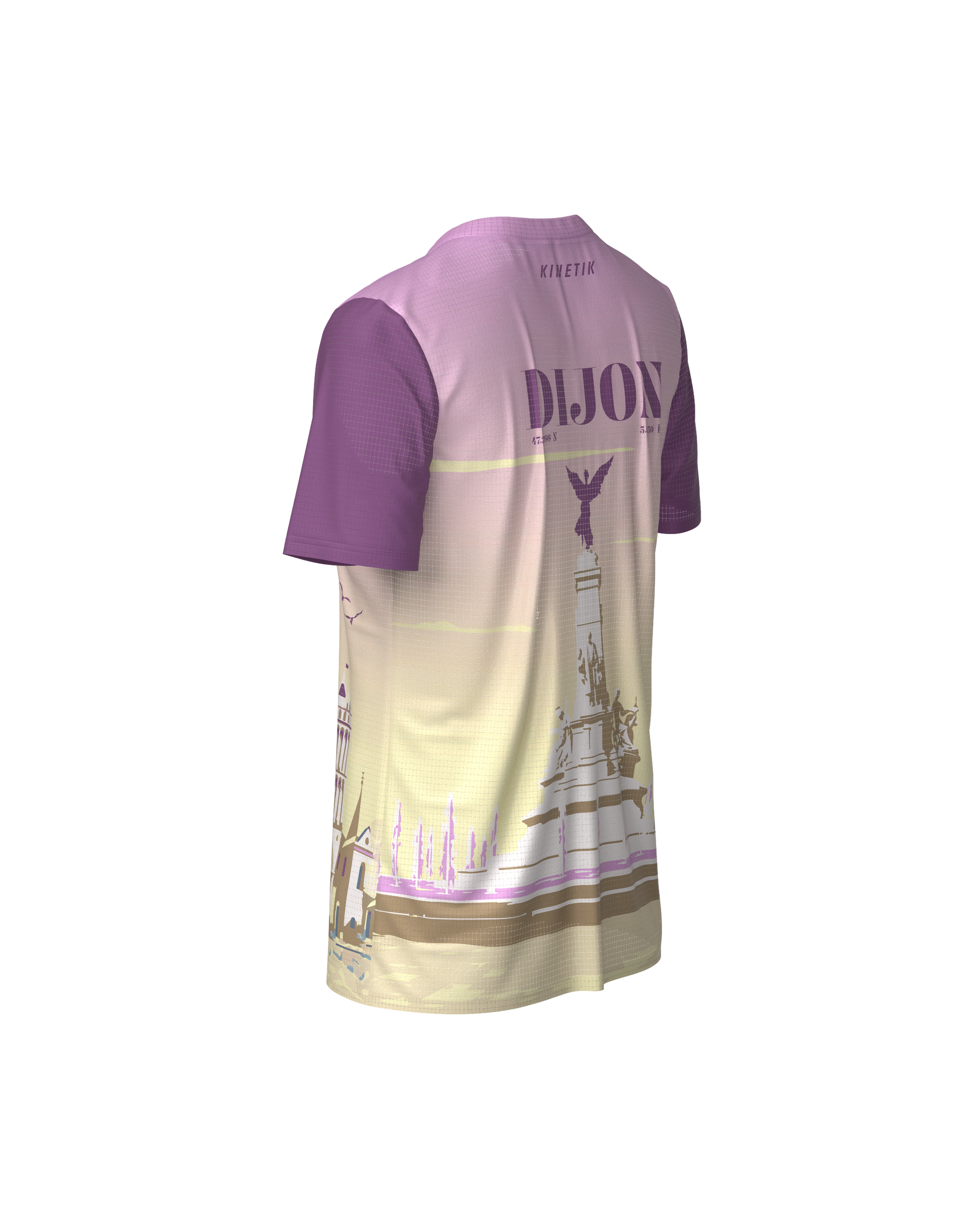 PRECOMMANDE - FALKON WOMEN DIJON - Tee-shirts - maillot manches courtes trail-running femme - kinetik-adrenalink