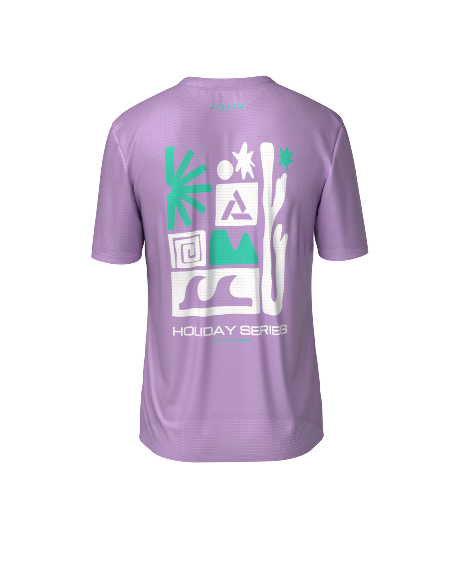PRE-ORDER - FALKON MEN SERIES PURPLE - T-shirts -kinetik short-sleeve trail-running shirt -kinetik