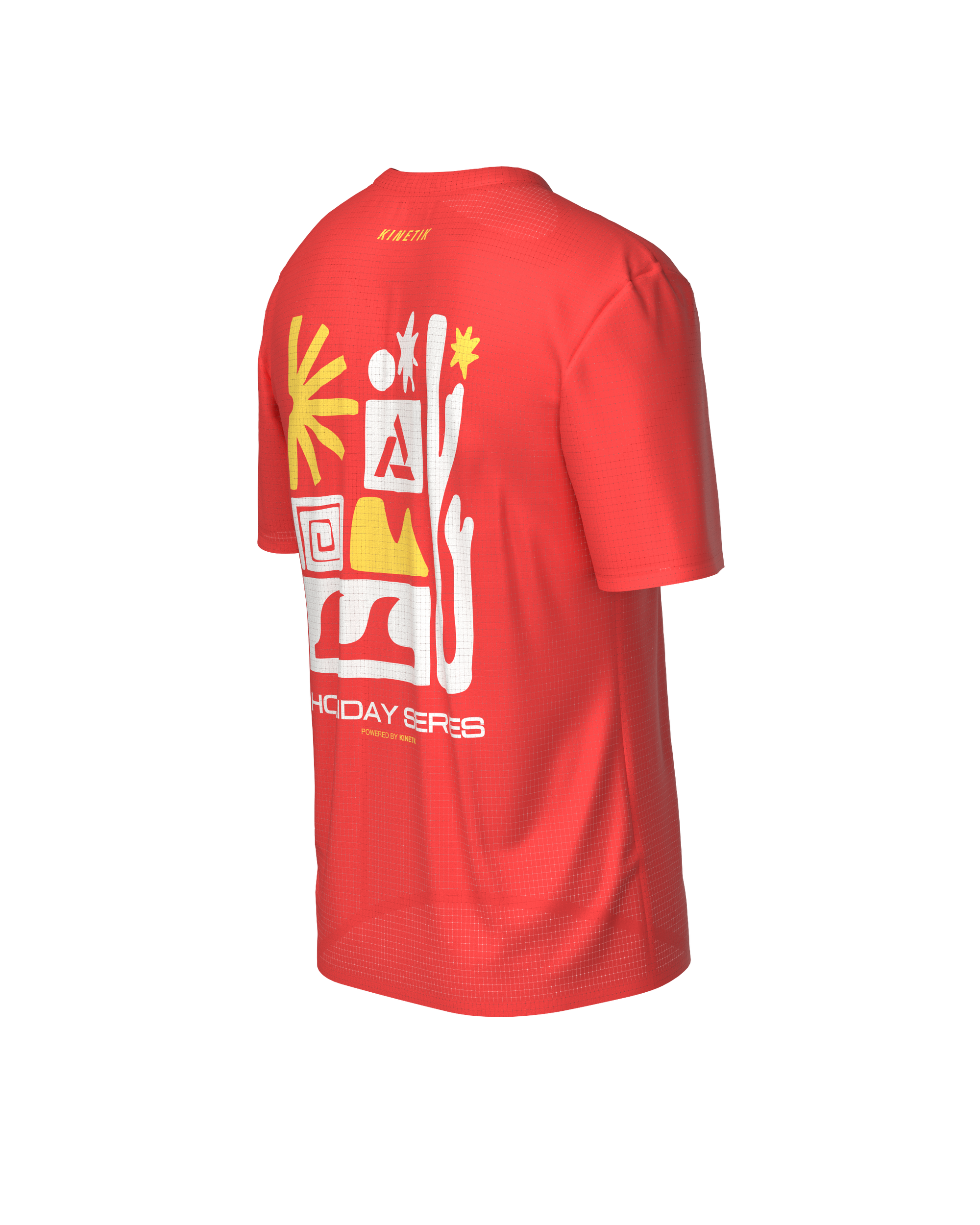 PRE-ORDER - FALKON MEN SERIES RED - T-shirts -kinetik short-sleeve trail-running shirt -kinetik-kinetik