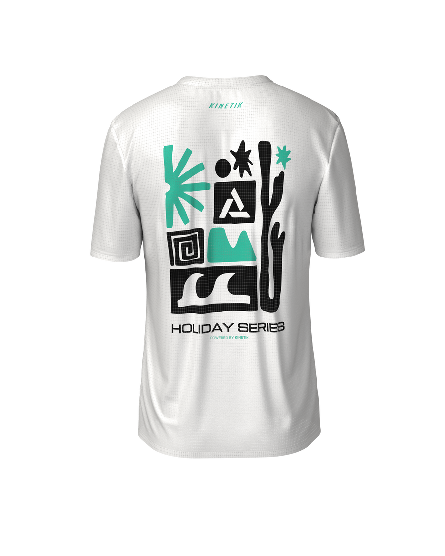 PRE-ORDER - FALKON MEN SERIES WHITE- WHITE-kinetik short-sleeve trail-running WHITE-kinetik-kinetik
