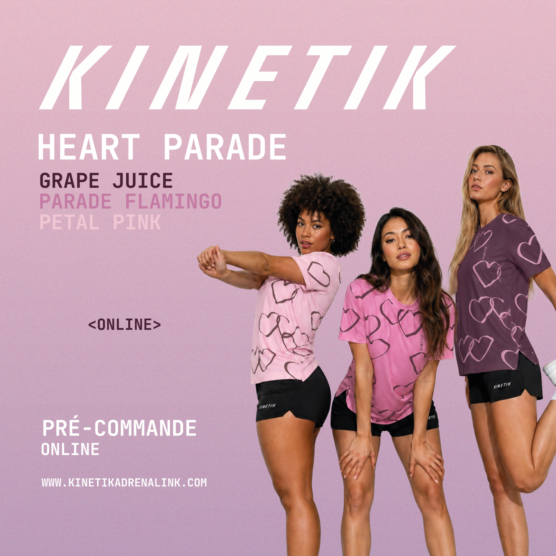 FALKON WOMEN COLLECTION HEART PARADE - Maillots trail-running femme - kinetik-adrenalink