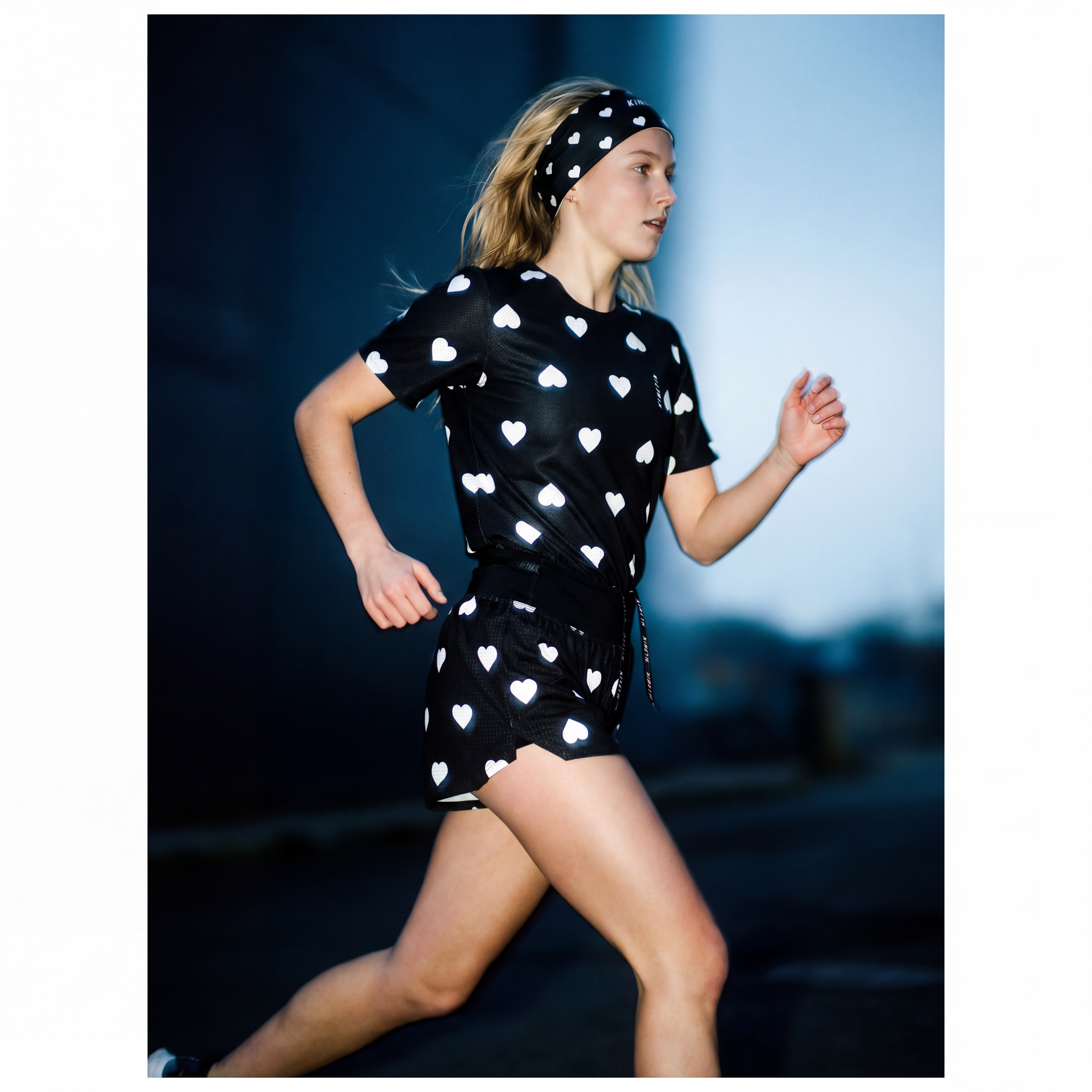 HEADBAND HEARTRUNNEUSE BLACK