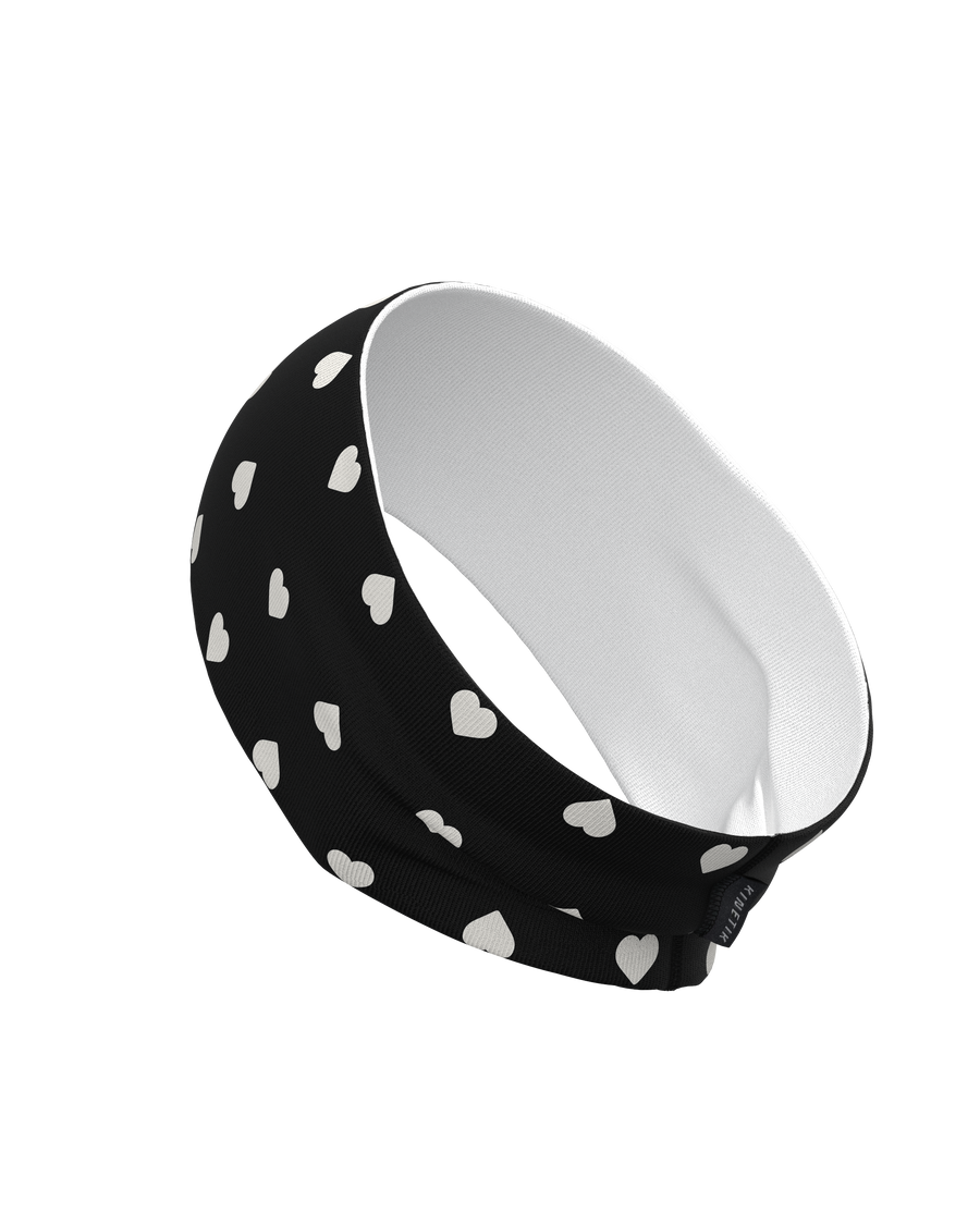 HEADBAND HEARTRUNNEUSE BLACK