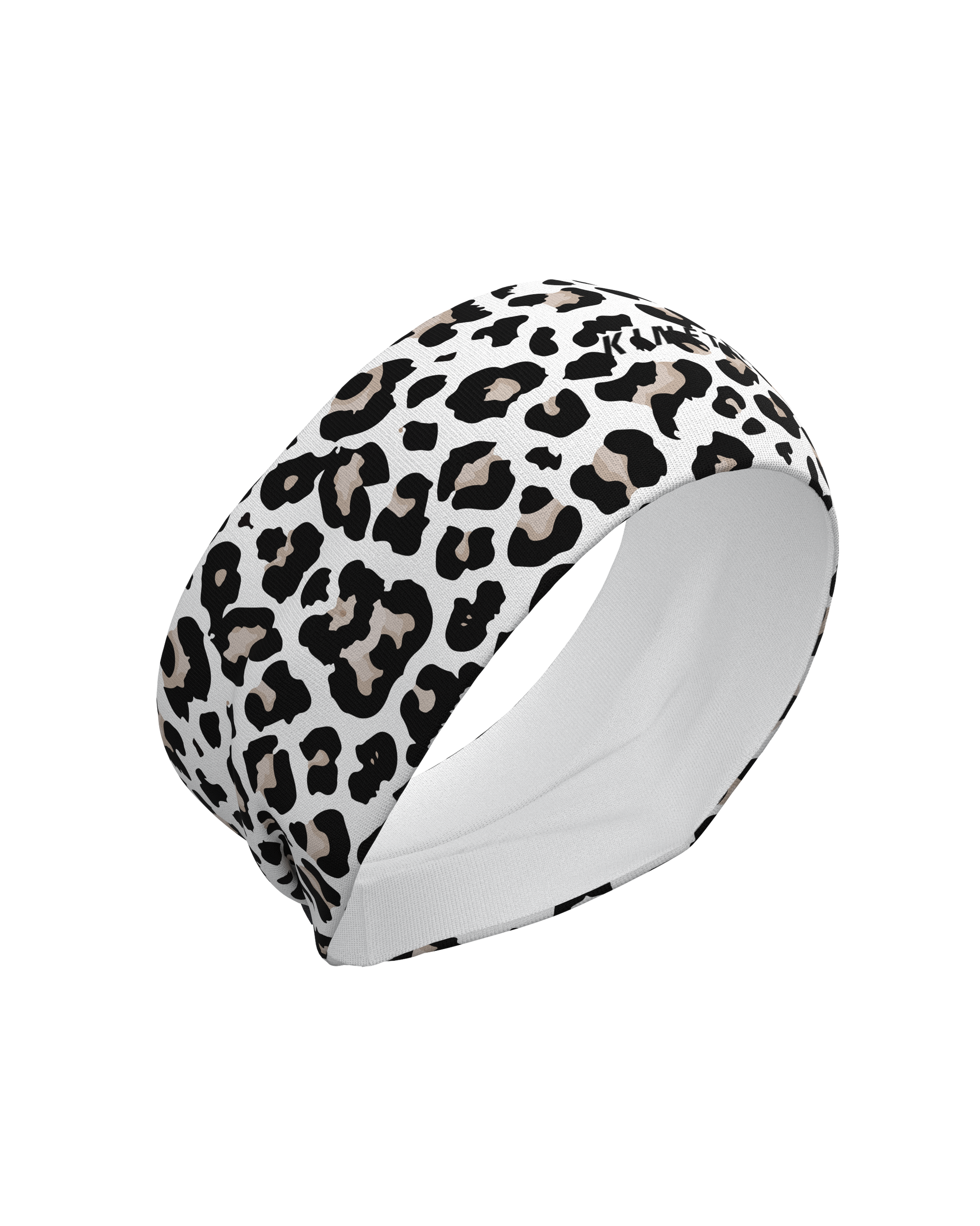 HEADBAND LEOPARD SNOW