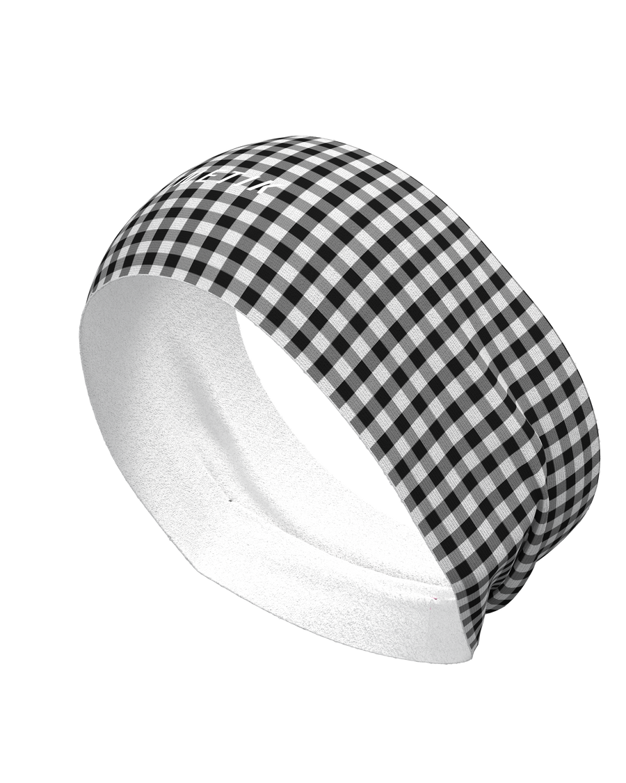 HEADBAND VICHY VELOURS