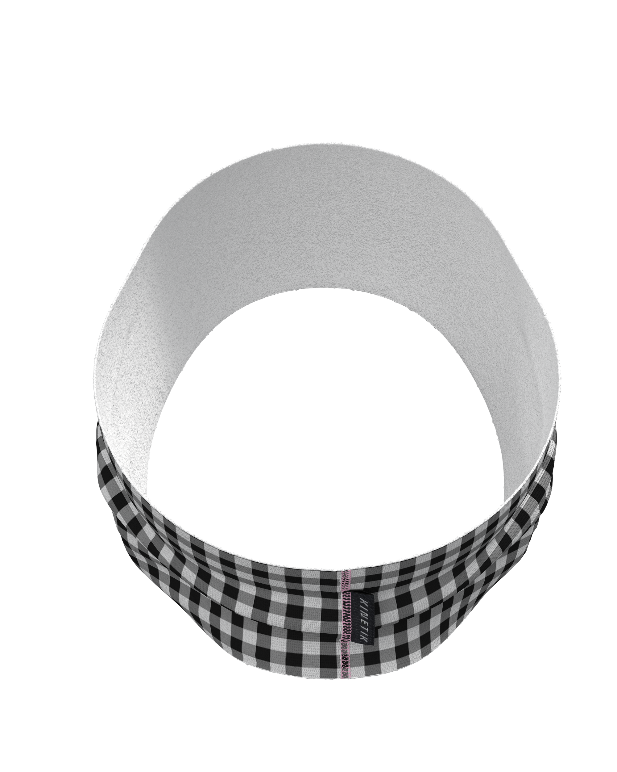 HEADBAND VICHY VELOURS