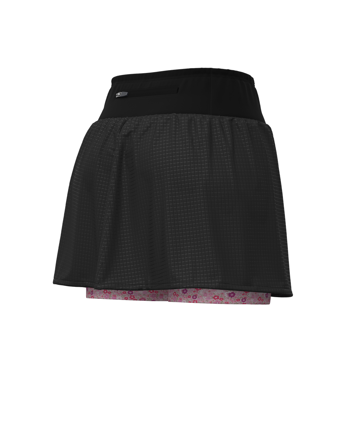 AEROK SKIRT FLORAL BLACK - Jupes trail-running - 6 - kinetik-adrenalink