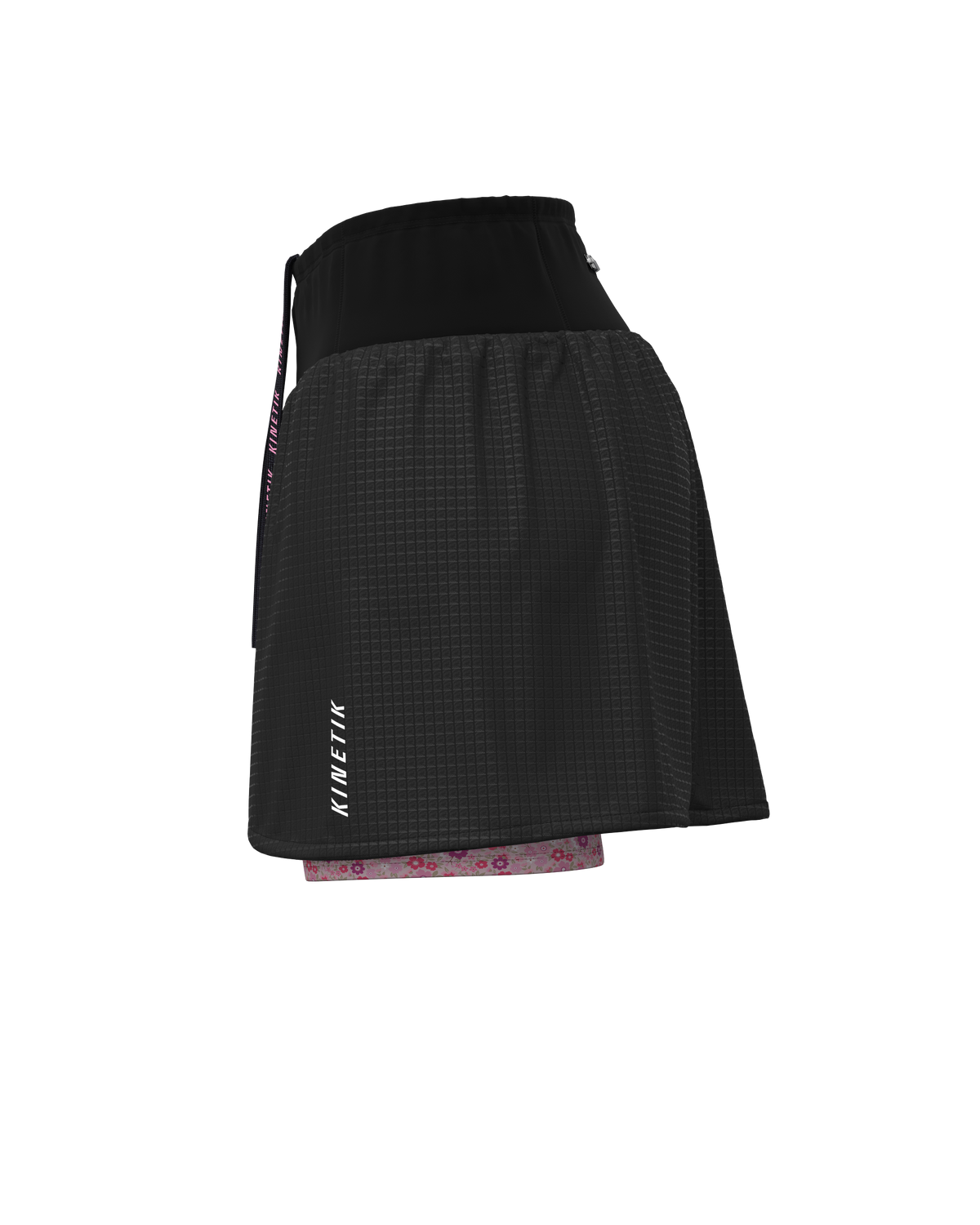 AEROK SKIRT FLORAL BLACK - Jupes trail-running - 9 - kinetik-adrenalink