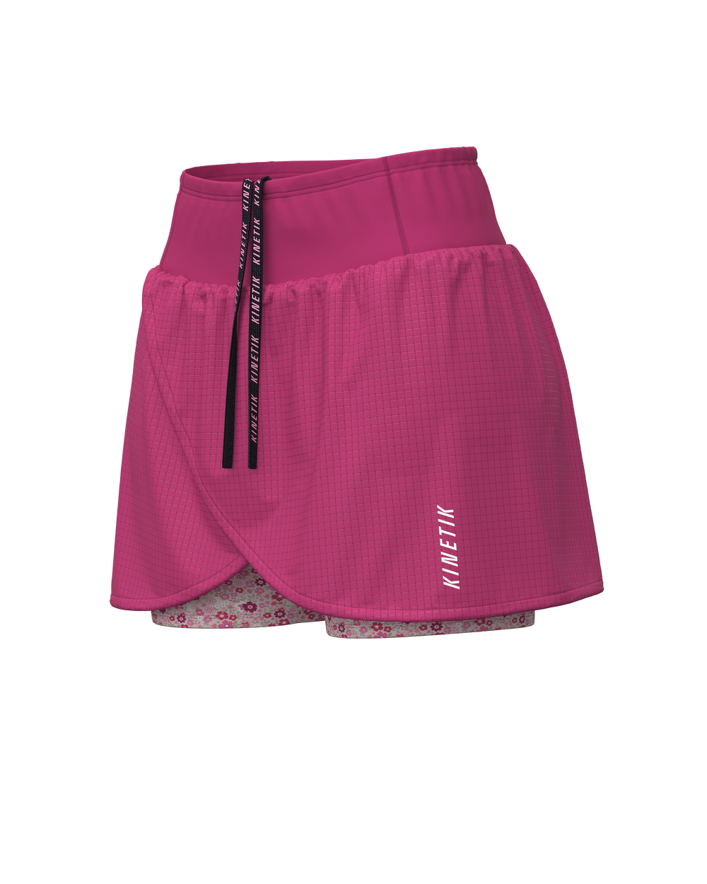AEROK SKIRT FLORAL MELLOW ROSE - Jupes trail-running - 1 - kinetik-adrenalink
