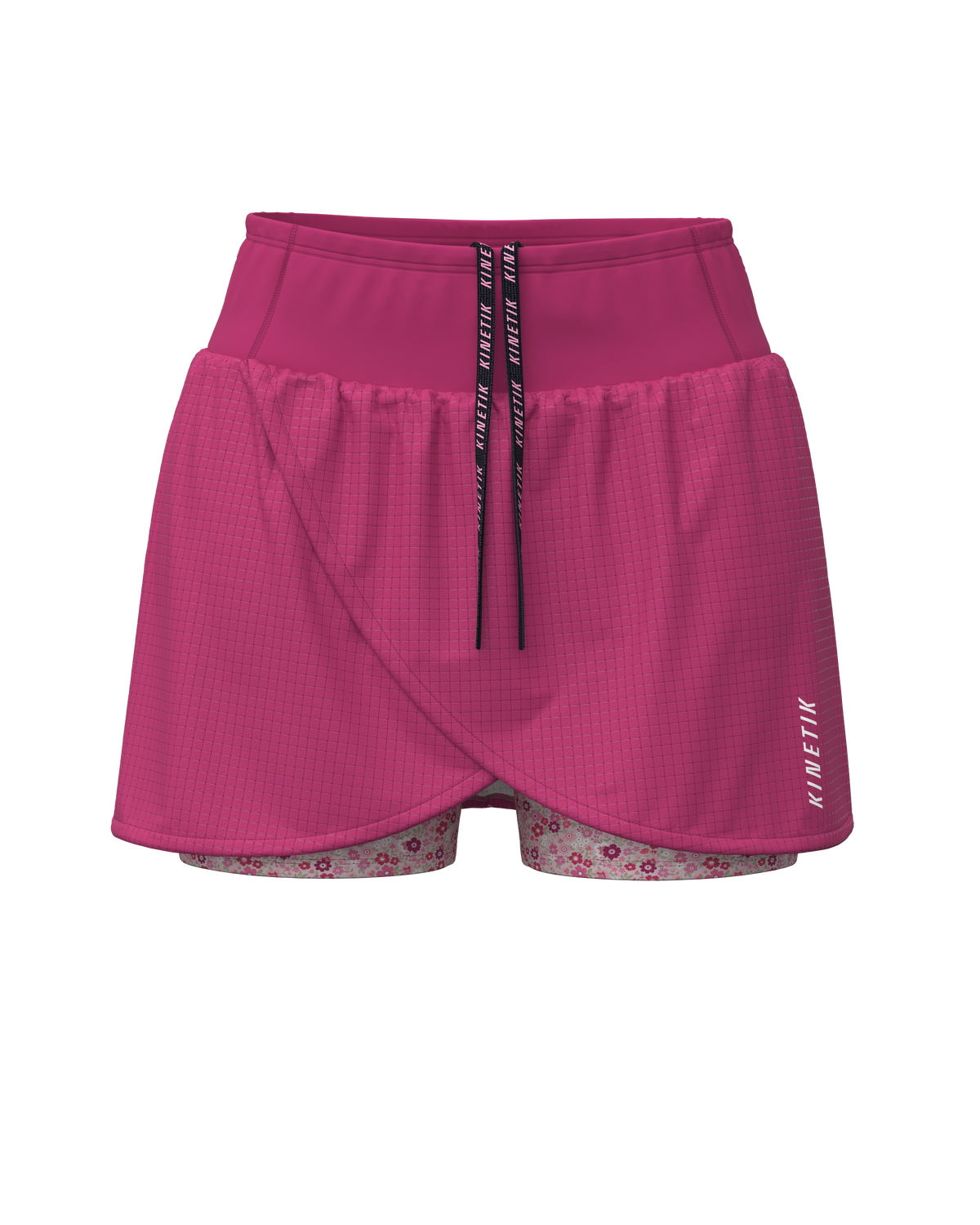 AEROK SKIRT FLORAL MELLOW ROSE - Jupes trail-running - 3 - kinetik-adrenalink