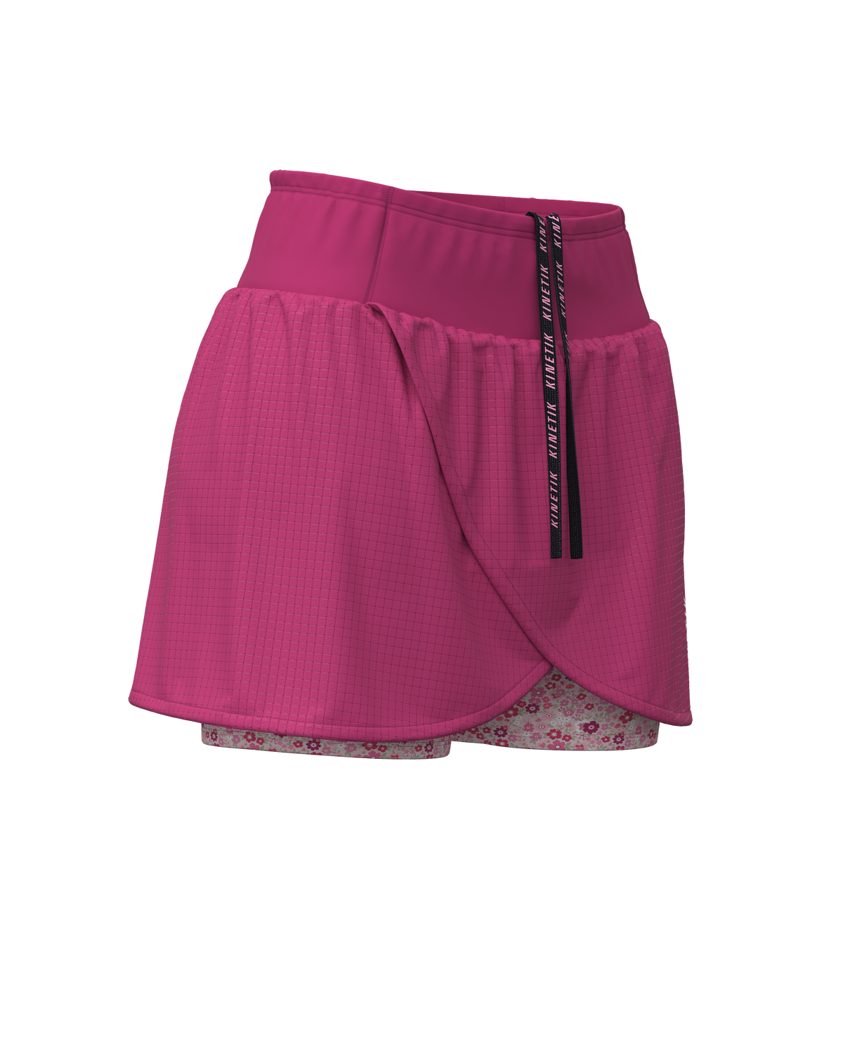 AEROK SKIRT FLORAL MELLOW ROSE - Jupes trail-running - 4 - kinetik-adrenalink