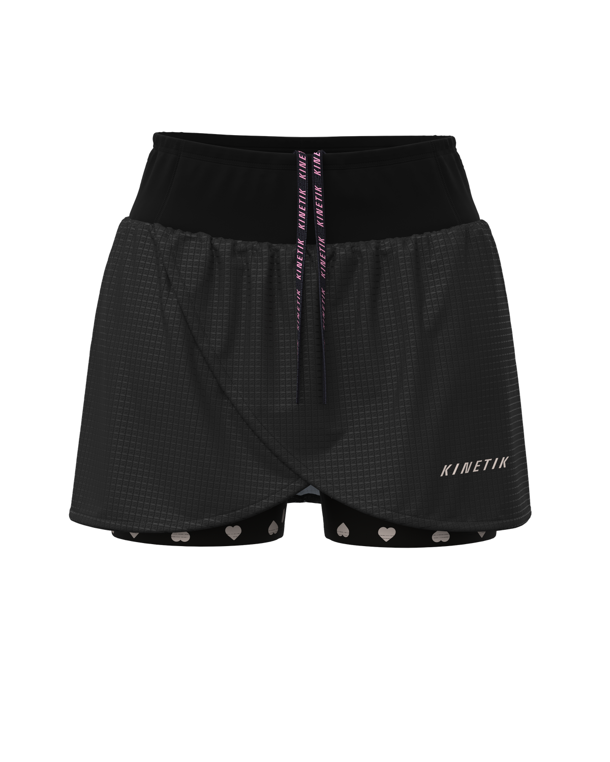 AEROK SKIRT HEARTRUNNEUSE BLACK - Jupes trail-running - 3 - kinetik-adrenalink