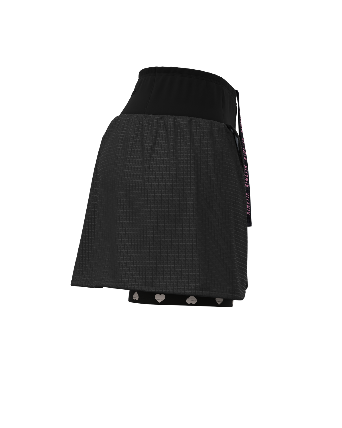 AEROK SKIRT HEARTRUNNEUSE BLACK - Jupes trail-running - 5 - kinetik-adrenalink