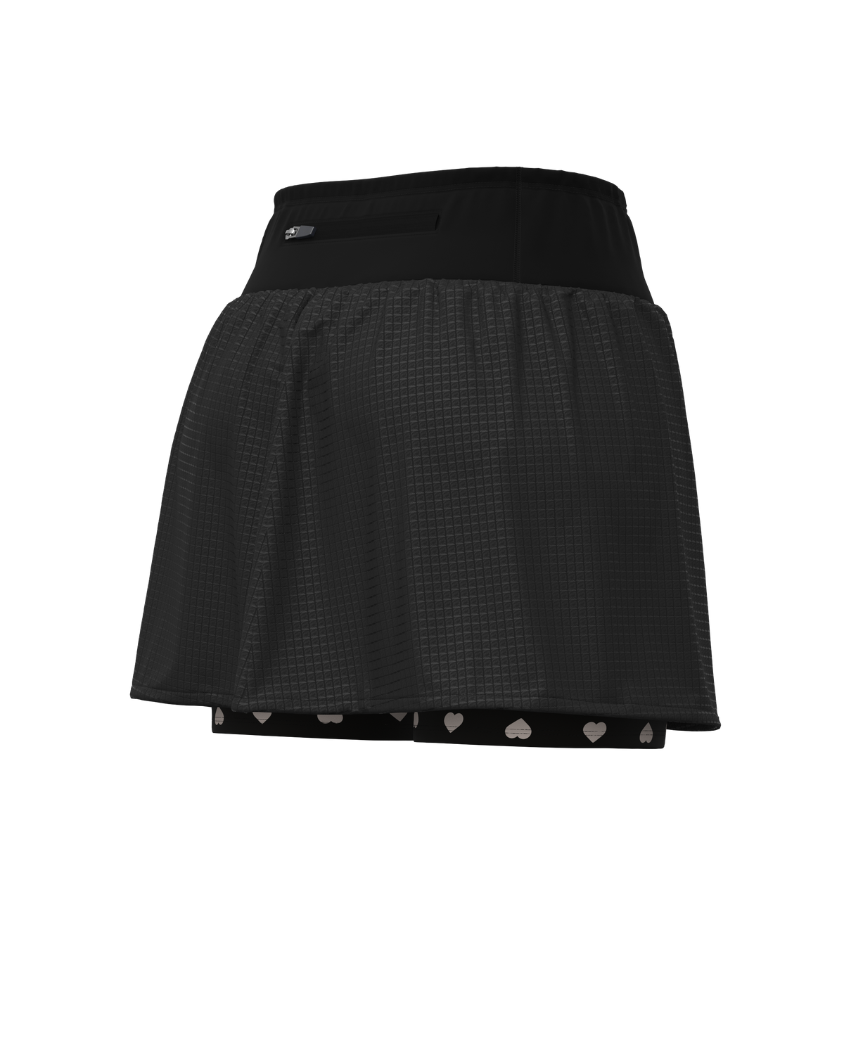 AEROK SKIRT HEARTRUNNEUSE BLACK - Jupes trail-running - 6 - kinetik-adrenalink
