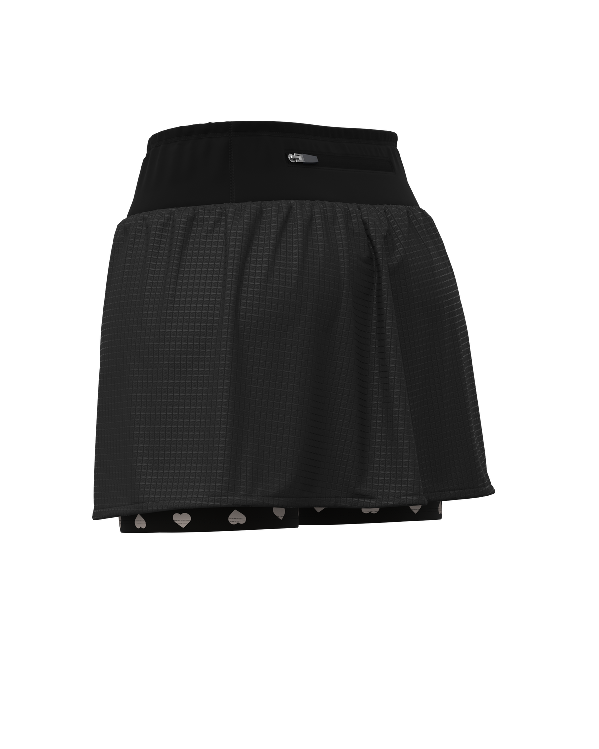 AEROK SKIRT HEARTRUNNEUSE BLACK - Jupes trail-running - 8 - kinetik-adrenalink